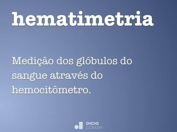 hematimetria