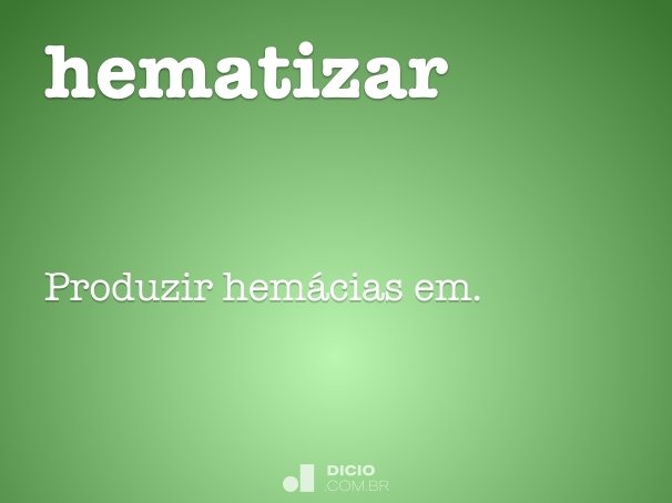 hematizar