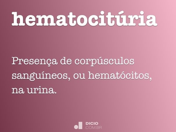 hematocitúria