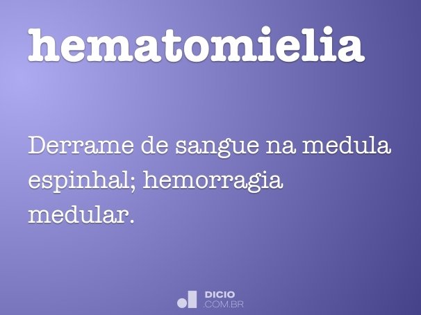 hematomielia