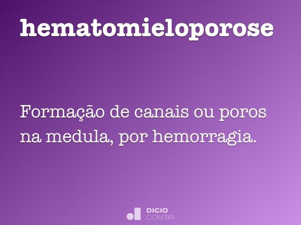 hematomieloporose