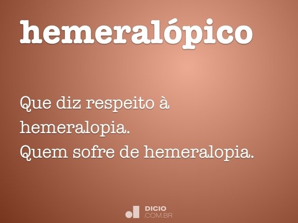hemeralópico