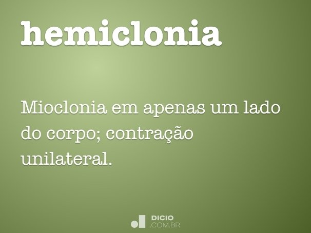 hemiclonia