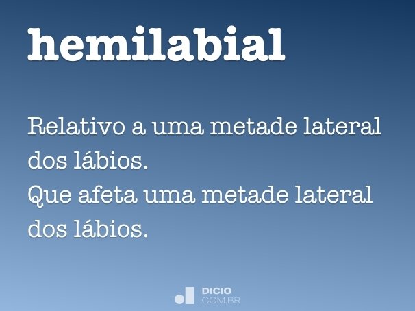 hemilabial