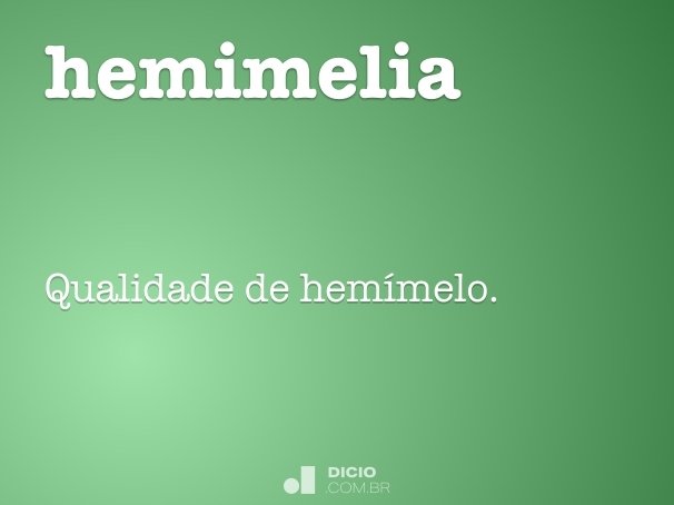 hemimelia