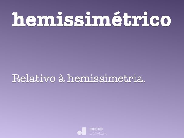 hemissimétrico