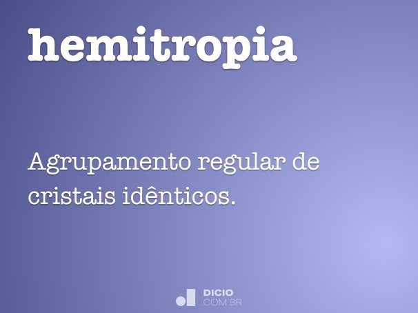 hemitropia