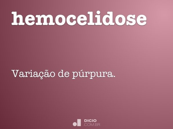 hemocelidose