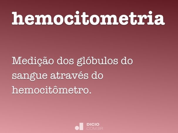 hemocitometria