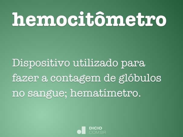 hemocitômetro