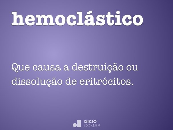 hemoclástico