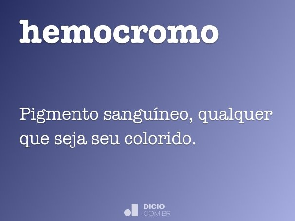 hemocromo