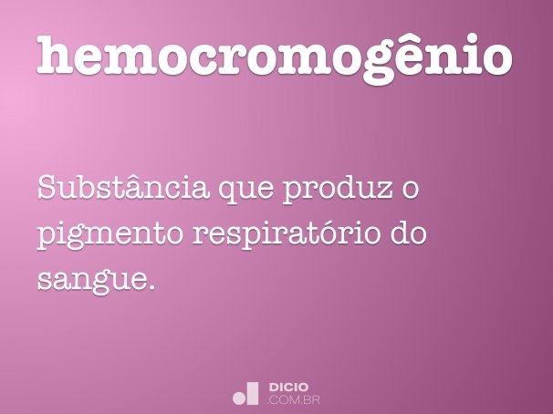 hemocromogênio