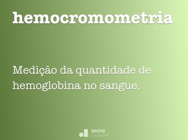 hemocromometria