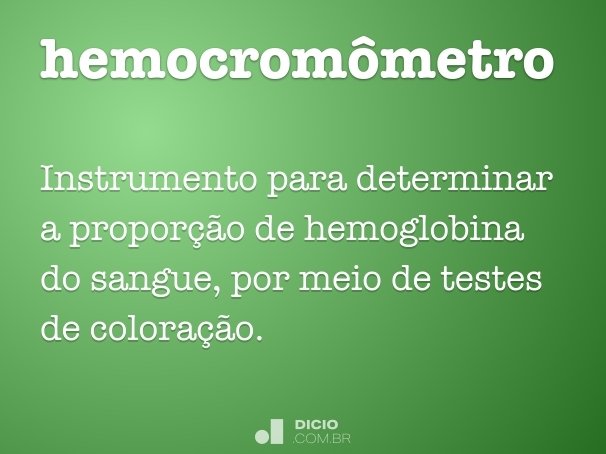 hemocromômetro
