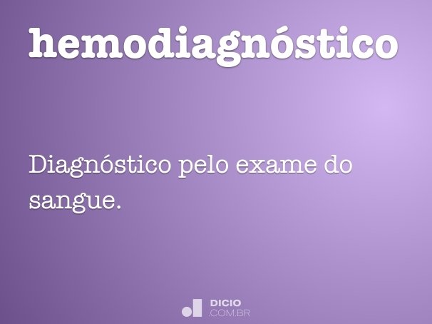 hemodiagnóstico
