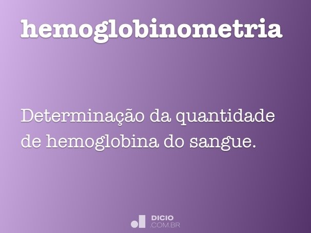 hemoglobinometria