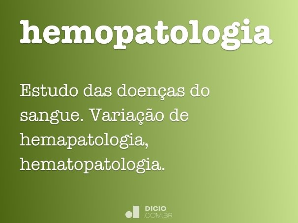 hemopatologia