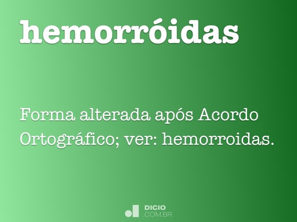 hemorróidas