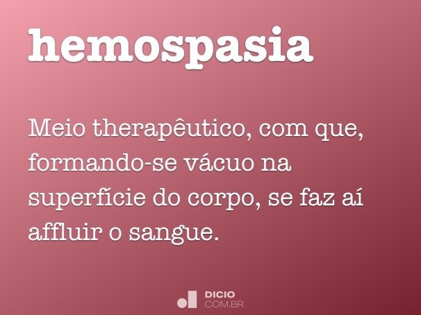 hemospasia