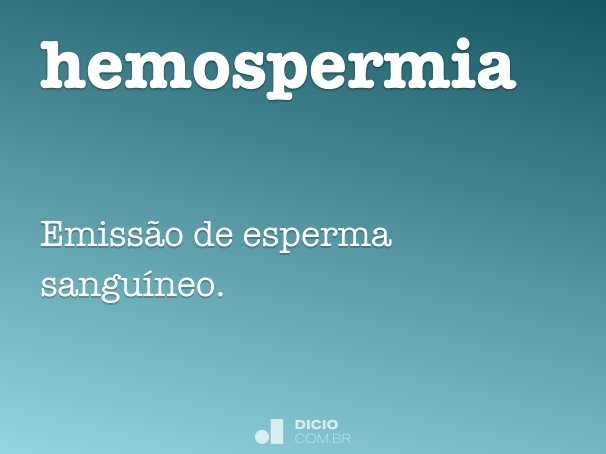 hemospermia