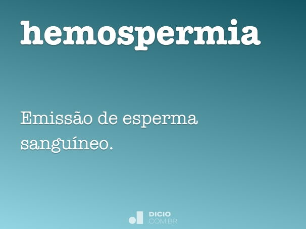 hemospermia