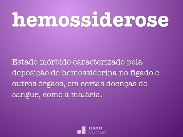 hemossiderose