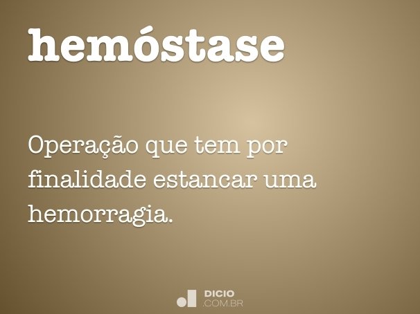 hemóstase