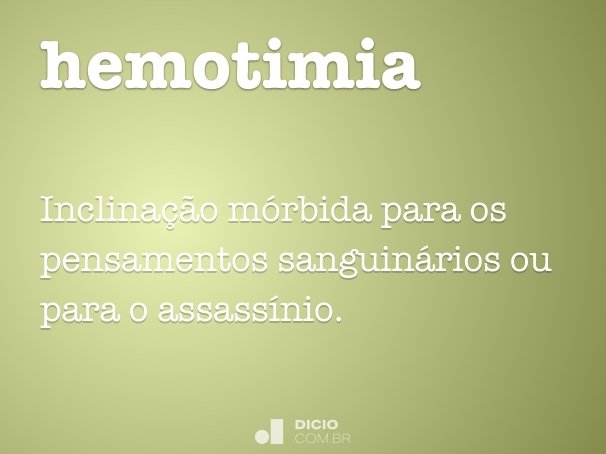 hemotimia