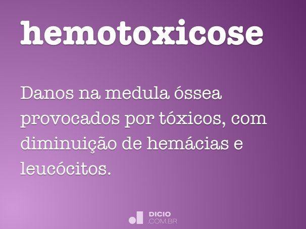 hemotoxicose