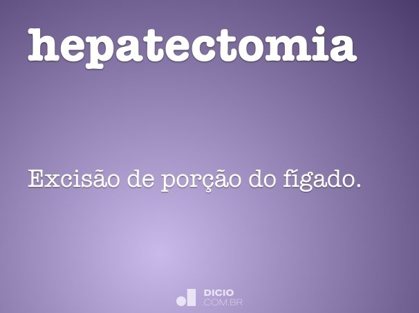 hepatectomia