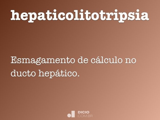 hepaticolitotripsia