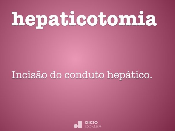 hepaticotomia