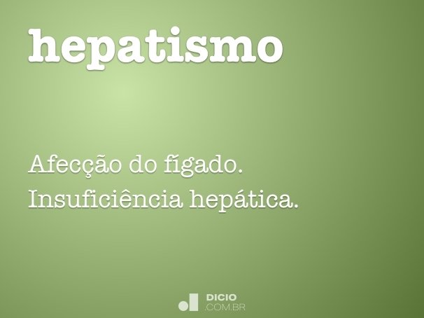 hepatismo