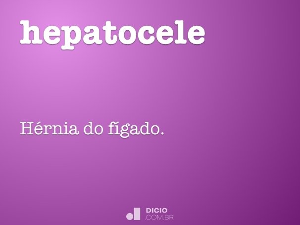 hepatocele