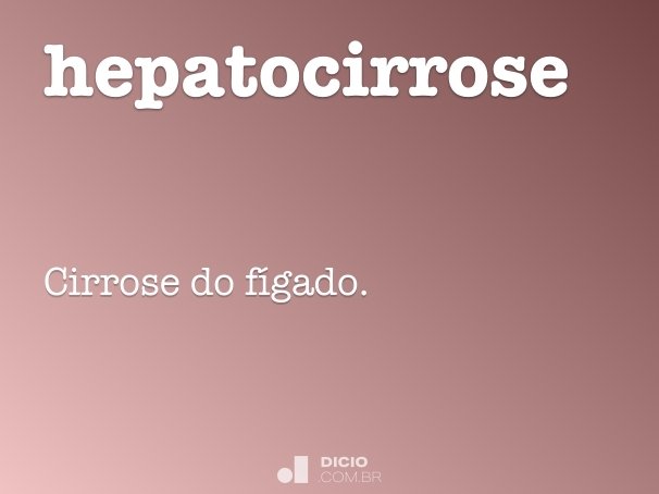 hepatocirrose