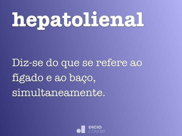 hepatolienal