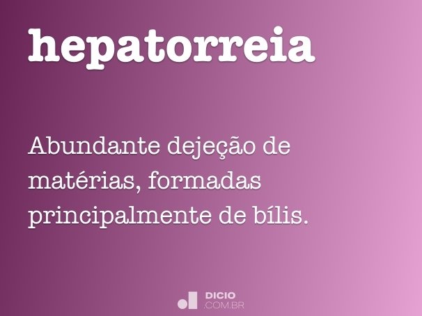 hepatorreia