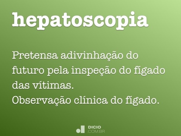 hepatoscopia