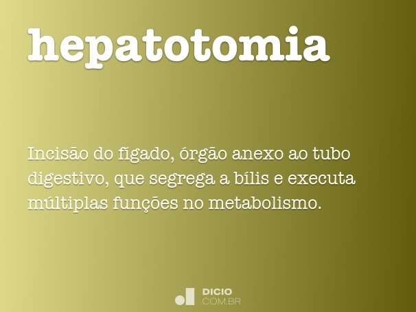 hepatotomia