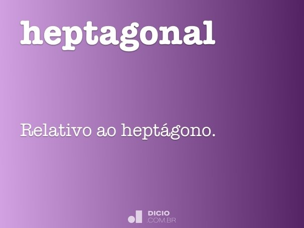 heptagonal