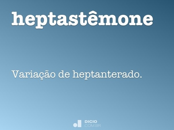 heptastêmone