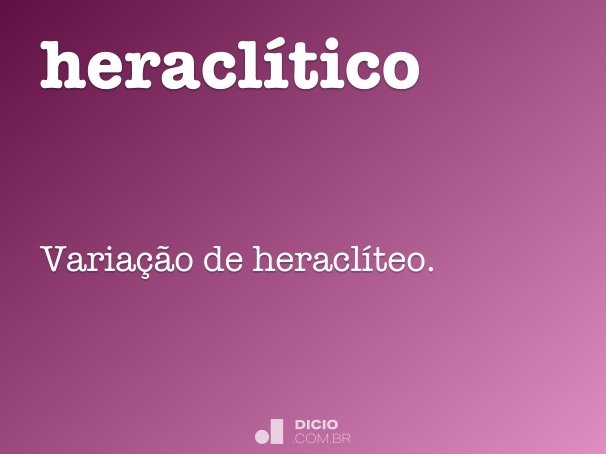 heraclítico