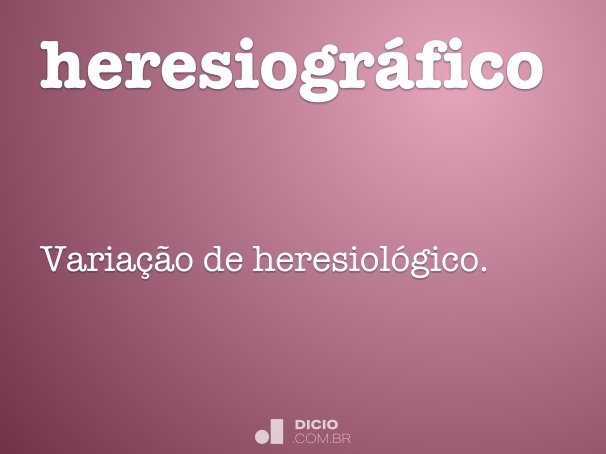 heresiográfico