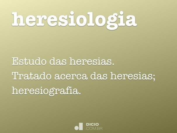 heresiologia