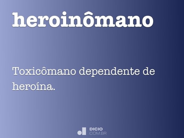 heroinômano