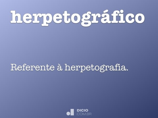 herpetográfico