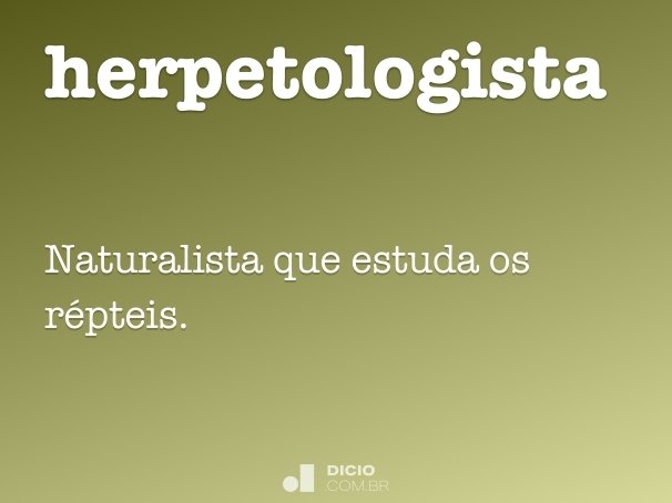 herpetologista