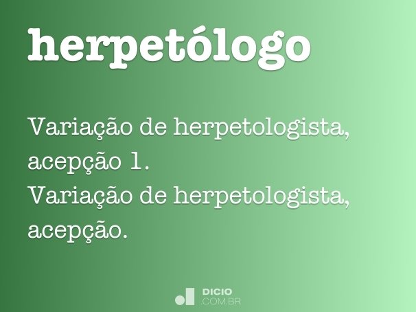 herpetólogo