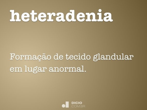 heteradenia